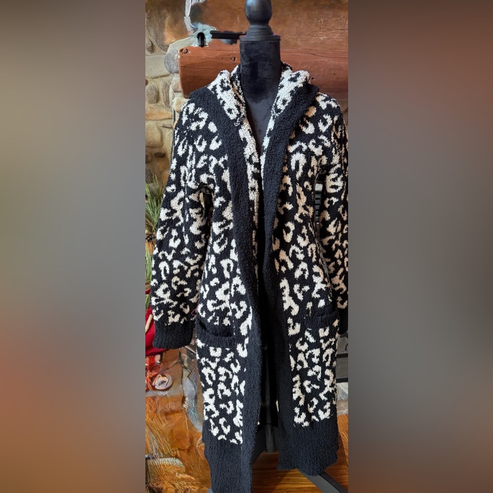 UGG leopard cardigan,Beautiful cardigan sweater! Very soft. Excellent condition.